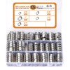 135 PCS PEX Crimp Rings Assortment,304 Stainless Steel 3/8",1/2",3/4",5/8",1" Single