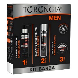 Torongia Men Kit Barba Shampoo Facial + Balsamo Y Cera