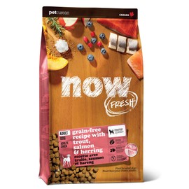 Now Fresh Grain-Free, Dry Dog Food, Real Trout, Salmon and Herring Adult Recipe, All Breed Size, 22 lb Bag