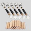 100-Pack 3-in-1 Furniture Connector Kit,Zinc Alloy Cam Lock with Nylon