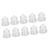 10 Pcs Sound Amplifier Dome Soft Silicone Anti Static Dual