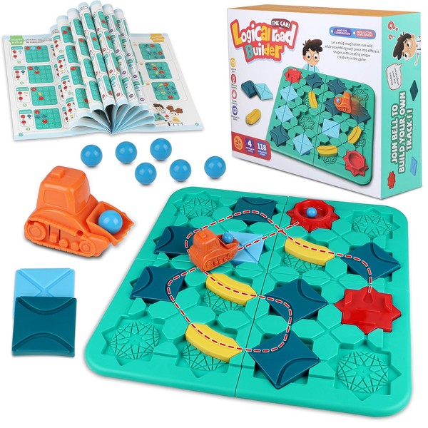 CPROSP Logical Road Builder for Children, Board Game for Car