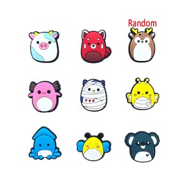 NCTOPHU Lot of 30 50 100pcs Random Different Shoe Charms Men Women Shoes Decoration for Kids Boys Girls Birthday Gifts