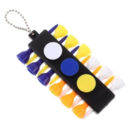 Kisangel Pcs Golf Equipment Must-Have Tees Markers Divot Tool Pencil Keychain Compact Golf Caddy Kit Random