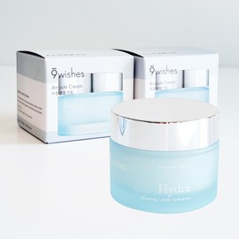 Nine Wishes Cream Hydra Ampoule Moisture Cream 50ml x 2 / 나인위시스 크림 하이드라 앰플 수분크림 50ml x 2개