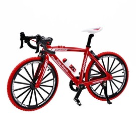 AMJKEJI Finger Bicycle Model, 22 x 16 x 7 cm Mini Bicycle Mountain Bike Model Toy, Miniature Collection Decorative Toy Bicycle for Office, Home, Club, Teaching