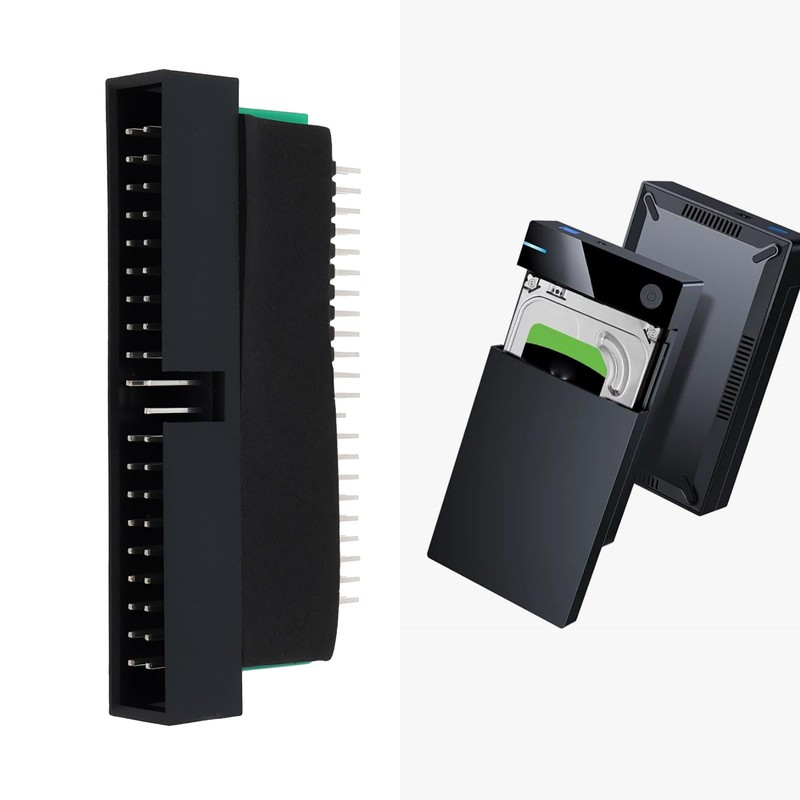 YINETTECH Desktop Computer 2.5 IDE 44-Pin to 40-Pin 3.5 Male