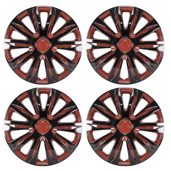 ROXX 4Pcs Set 14inch Universal Wheel Rim Cover Hubcaps Replacement