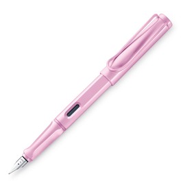 LAMY L2DLR-F Fountain Pen, F, Fine Point, Safari, Light Rose, Dual Use, Limited Edition