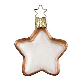 Inge-glas Cinnamon Star, 5.5 cm