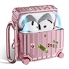 VISOOM Compatible with Airpods 4th Generation Case, Funny Suitcase Design