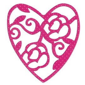 Sizzix Sizzlits Die Heart Lace by Scrappy Cat