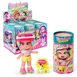 Sunday Funday KOOKYLOOS series – Surprise collectable dolls with fashion accessories, shoes, dresses and toys, with 3 funny expressions