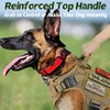 rabbitgoo Chaleco Táctico Arnés para Perro Grande con Sistema Molle