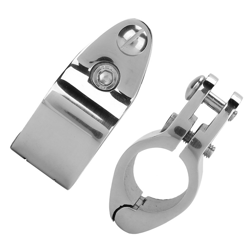 2pcs Stainless Steel Boat Marine Hinged Upper Jaw Slide Hardware