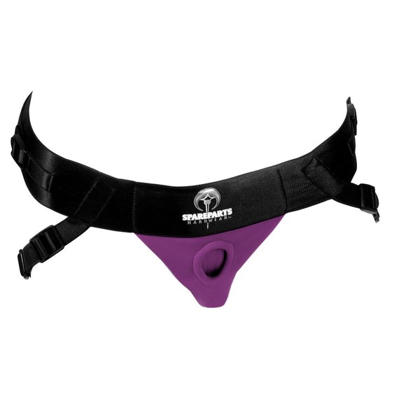 SpareParts Hardwear Joque (double strap) Harness Adjustable and Washable Royal Purple Size B Belt 35-65inch hips
