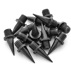 ecoSpikes Stainless Steel Track and Cross Country Spikes (1/2" Black, 14x)