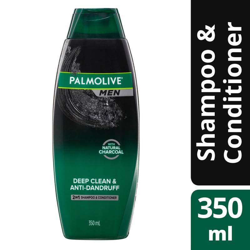 Palmolive Men 2 in 1 Hair Shampoo and Conditioner, 350mL,