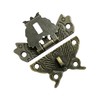 HMF 6495 Vintage Butterfly Clasp with Lock Eyelet, 50 x