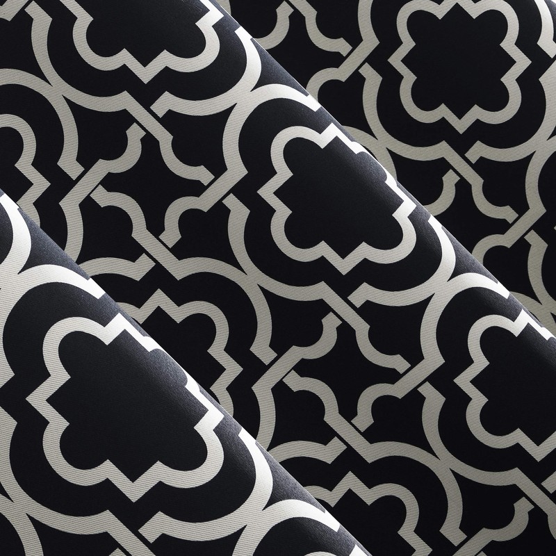 Sun Zero Barnett Trellis Blackout Grommet Curtain Panel, 40" x