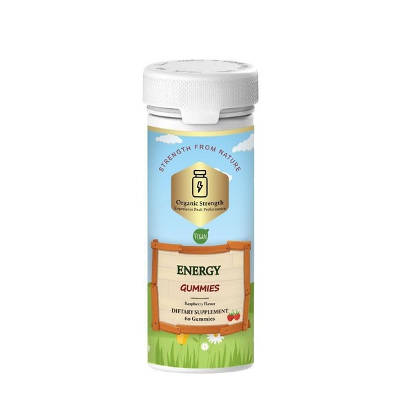 Organic Strength Vegan Energy Gummies: Ignite Your Day with Natural