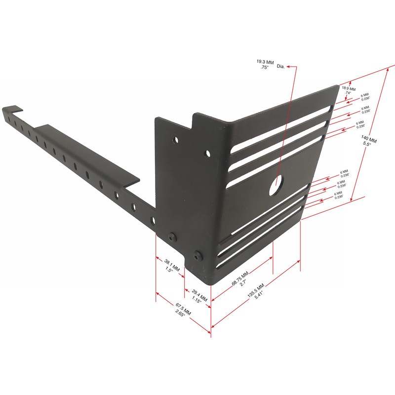 Tech Team #00928 Extra Long Universal Footboard/Headboard Extension Bracket