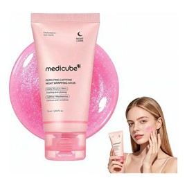Medicube Mascarilla Nocturna Pdrn Cafeína Rosa 75ml