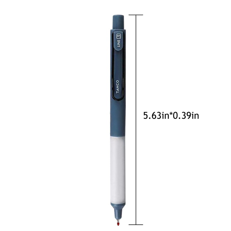 HeTaoCat Retractable Gel Pens, 0.5mm Fine Point, Quick Drying, Writing