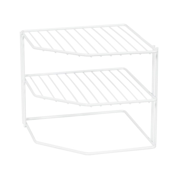 Corner Shelf, White, 24 x 23 x H.20.3 cm, RAN6970
