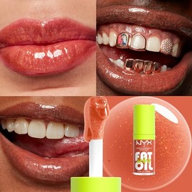 NYX PROFESSIONAL MAKEUP - GOTEO LABIAL CON ACEITE GRASO SUPERMODELO  GOTEO LABIAL CON ACEITE GRASO FOLLOW BACK                                        