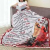 Red Cardinal Blanket Heaven Cardinal Decor Throw Blanket Gifts for