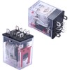 Taiss/AC 220V LED indicator Electromagnetic Coil Relay 8 Pins 10A