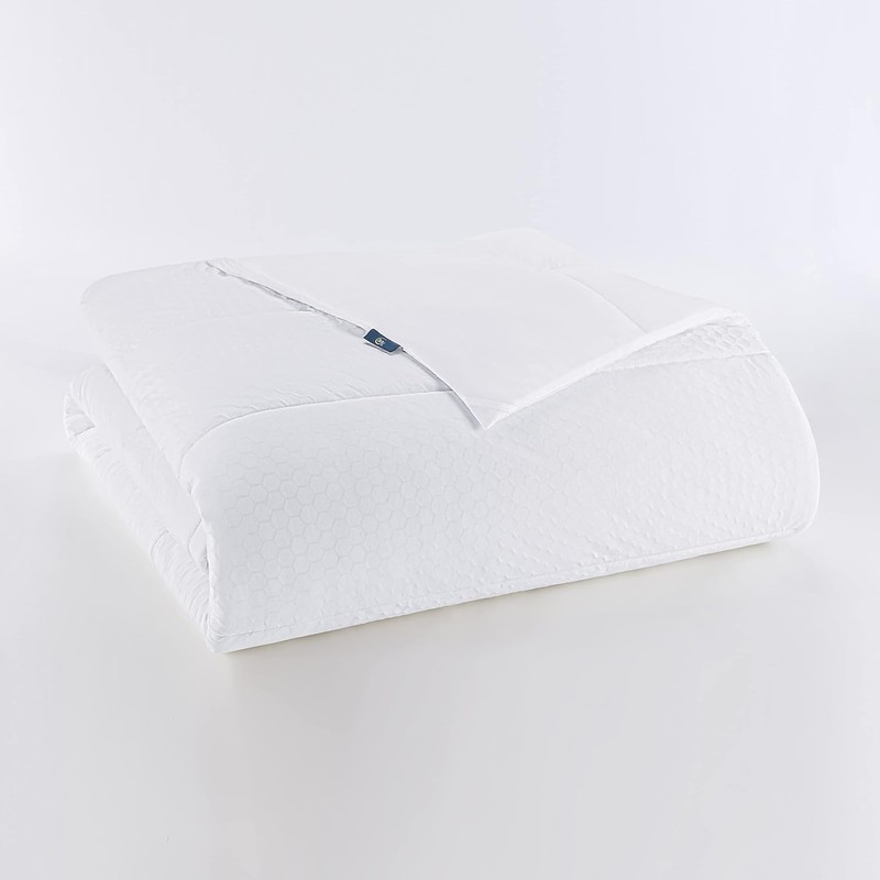 Serta Power Chill Soft Cooling Down Alternative Comforter, Lightweight Twin/