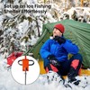 Pristis Ice Anchor Tool Kit, Ice Fishing Tent Stakes Nails