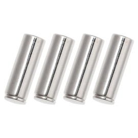 Holibanna Drawstring Rope Locks 4pcs Shoelace Tip Head Metal Aglets Replacement Tips Metal Shoelace Tips For Sneakers Hoodies Hat Rope Bungee Cords Silver Shoelace Tips