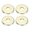 uxcell 4pcs Wall Split Flange 80mm / 3.1" OD Escutcheon