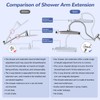 Hibbent Upgraded cUPC Certified 13'' Shower Head Combo, High Pressure