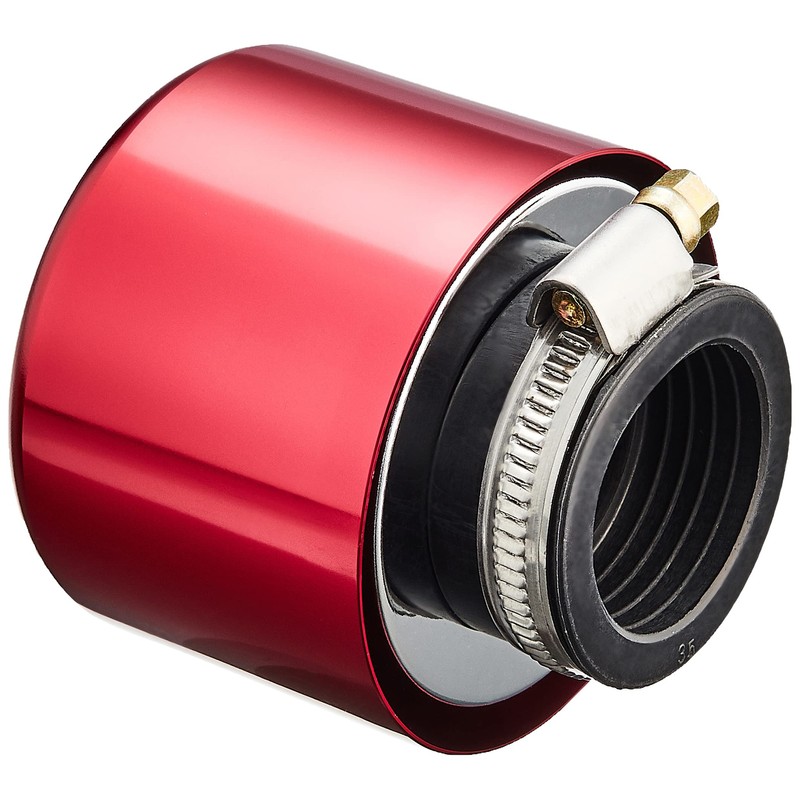 Kitaco 515-0500351 Super Power Filter (φ35/Red Anodized), General Purpose, Straight