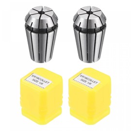 sourcing map ER16 Adjusting Ring 1/8 Inch Chuck for CNC Engraving Machine Lathe Milling Machine Pack of 2
