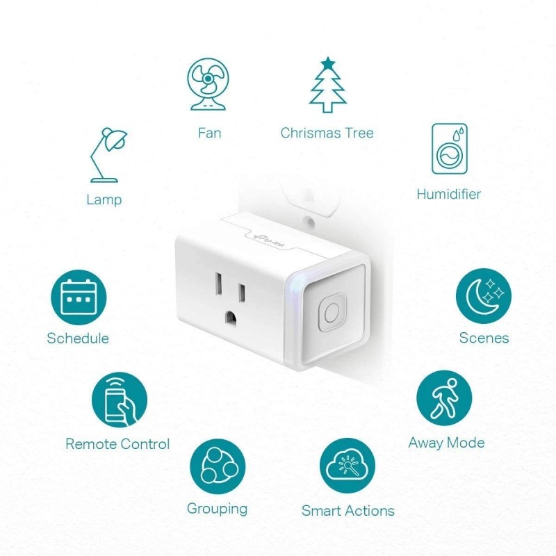 Certified Smart Plug Pack for Effortless Home Automation with Alexa/Google