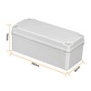TOP-VIGOR 180x80x70mm Wateproof IP67 Electrical Junction Box, ABS Plastic Project
