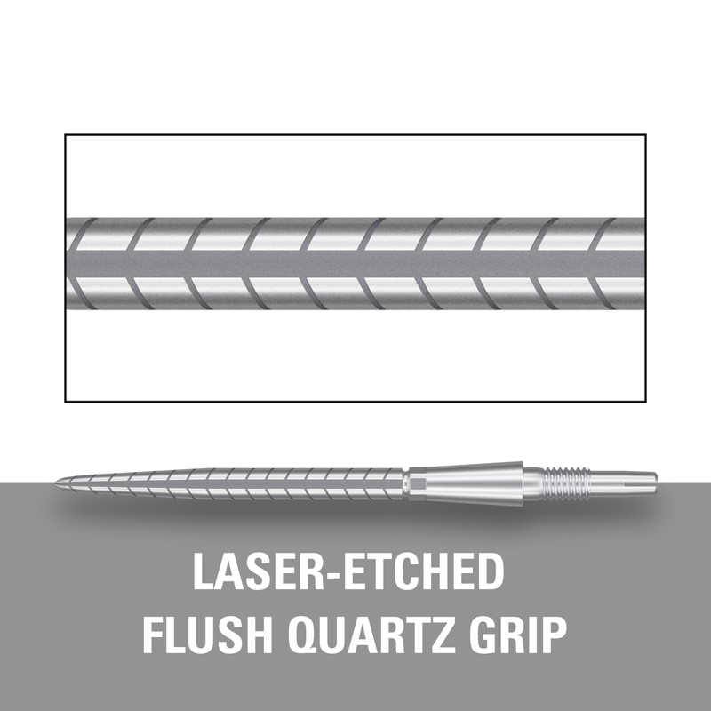 Target Darts Swiss Point Storm Dart Tips, Quartz (Pack of