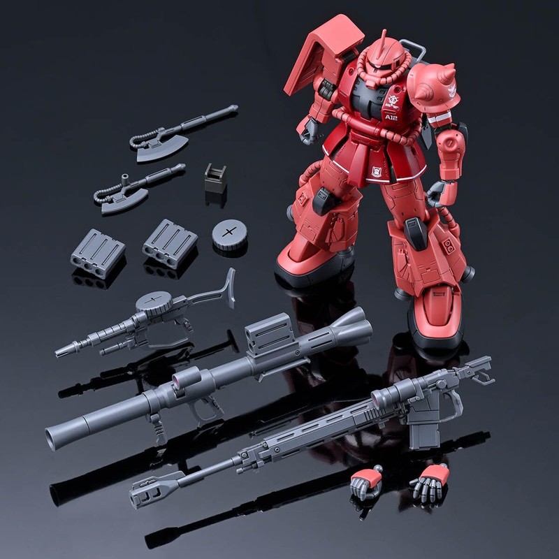 HG 1/144 Char Custom High Mobility Zaku II Color-Coded Plastic