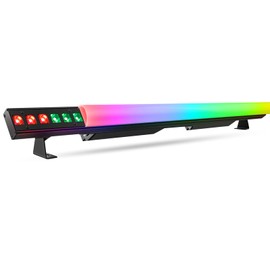 LED Stage Wash Light Bar: 120W 36LEDs RGBW 4IN1 Color Changing - Detachable Diffuser - Pixel & Beam Effects - DMX Master Slave Control - Uplight for Events DJ Bar Party Music Show Band Performance