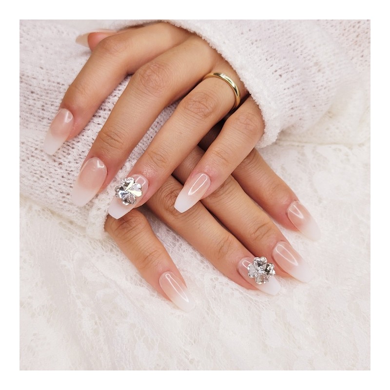 Ombre Shine Handmade Nail Tips - Oval / 옴브레샤인 수제네일팁