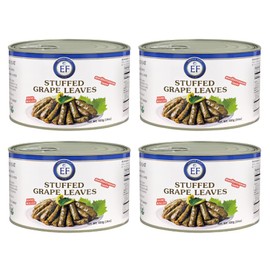 Eastern Feast - Stuffed Grape Leaves, 14 oz / 400g, (4 PACK) Vegan Suitable