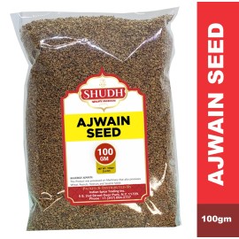 SHUDH Ajwain Seeds (Carom Bishops Seed) Spice Whole 3.5oz (100g)