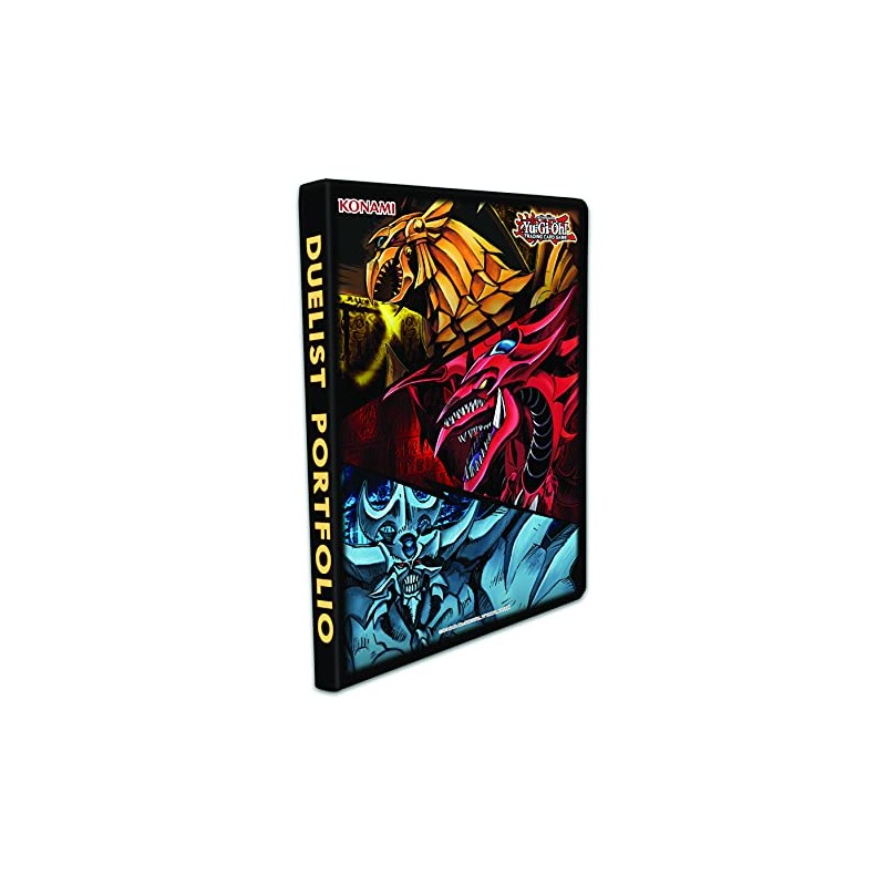 Yu-Gi-Oh! KONSORP Slifer, Obelisk & Ra 9-Pocket Duelist Portfolio, Egyptian,