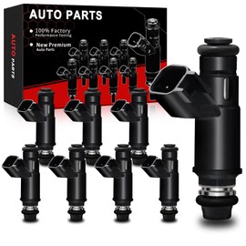 AOTPAT Fuel Injectors Fit for:-Chevy Suburban 1500 2005-2006, Tahoe 2005-2006, Express 1500 2005, for:-GMC Yukon 2005-2006, Sierra 1500 2005-2006, Savana 1500 2007 5.3L, Replace OE# 12580426 (8Pcs)