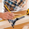 Compact Router Edge Guide for Fixed Base Full Metal Structure